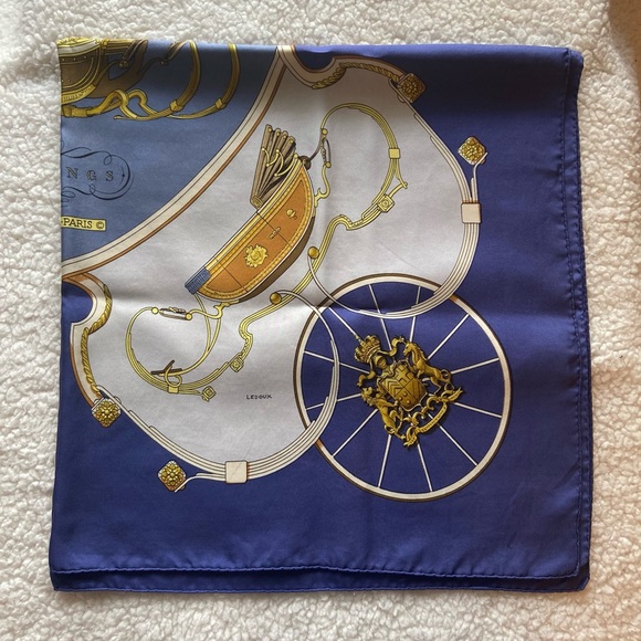 HERMÈS “SPRINGS” SCARF AUTHENTIC - Picture 5 of 12